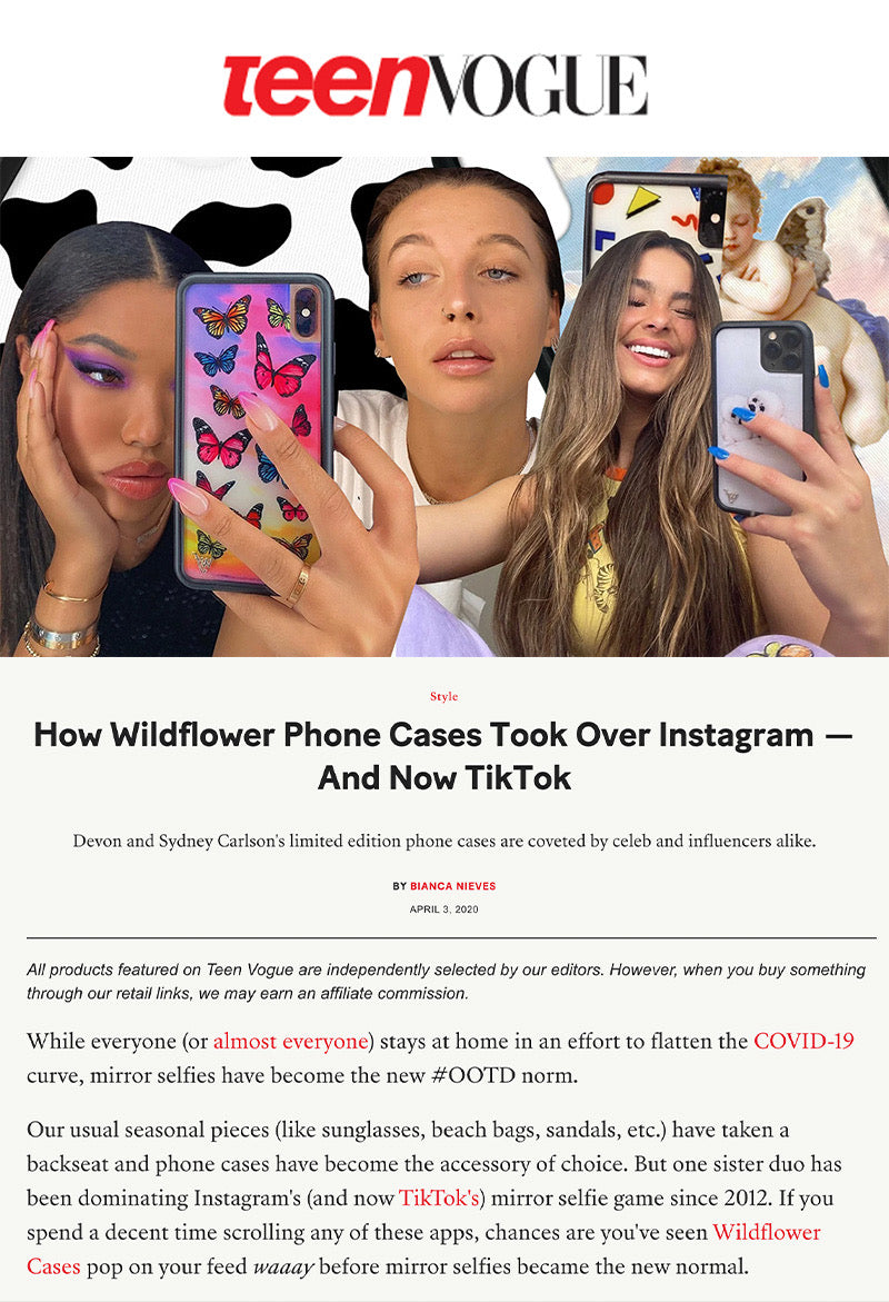 How Wildflower Phone Cases Took Over Instagram — And Now TikTok