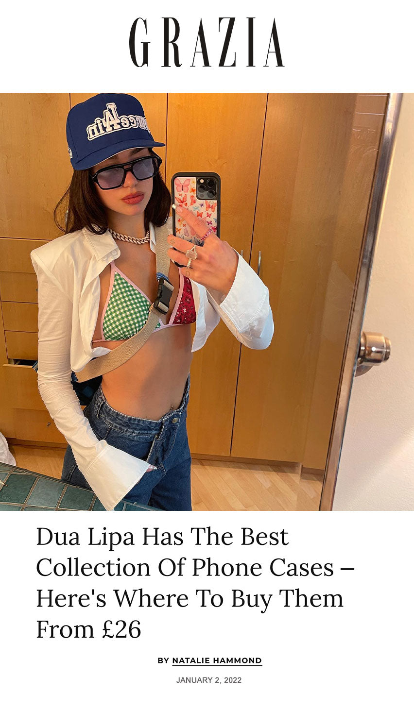 Dua Lipa Has The Best Collection Of Phone Cases  Here's Where To Buy   Wildflower Cases