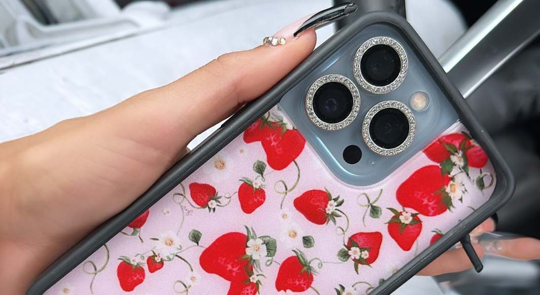Wildflower Pink Camera Bling iPhone 12PM – Wildflower Cases