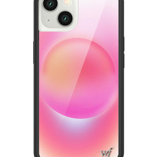 wildflower hot pink aura iphone 13 case