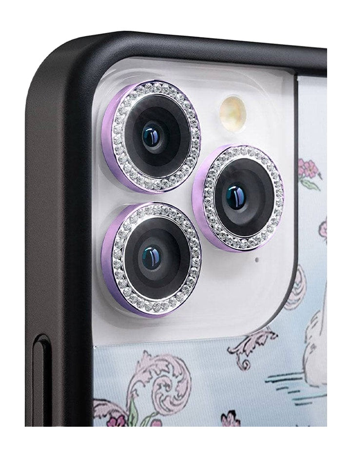 Camera Bling Purple – iPhone 15 Pro/15 Pro Max – Wildflower Cases