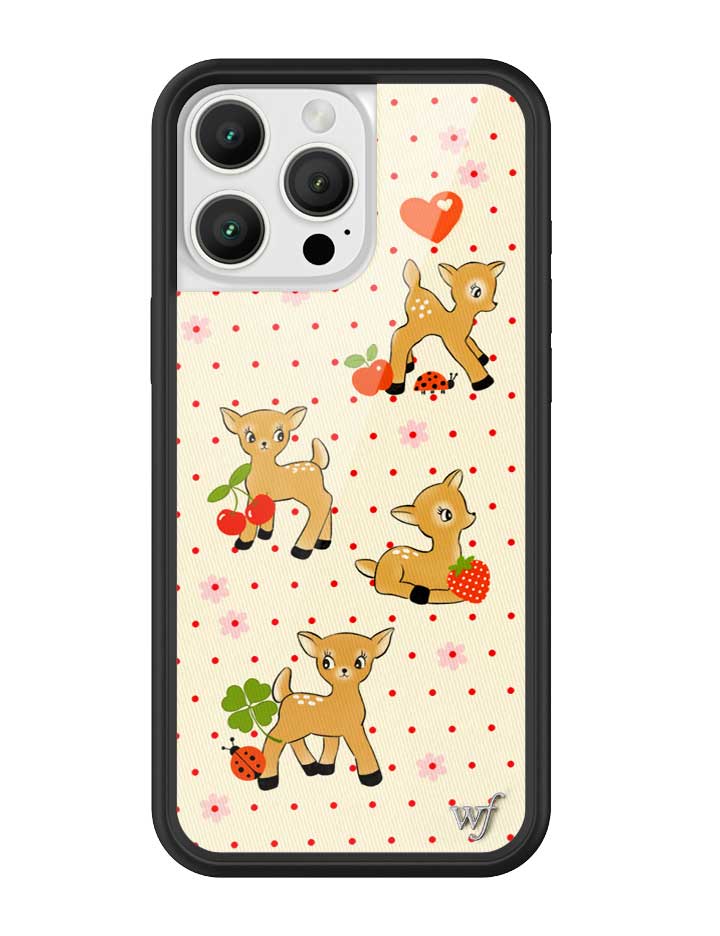 Wildflower Oh Deer iPhone case