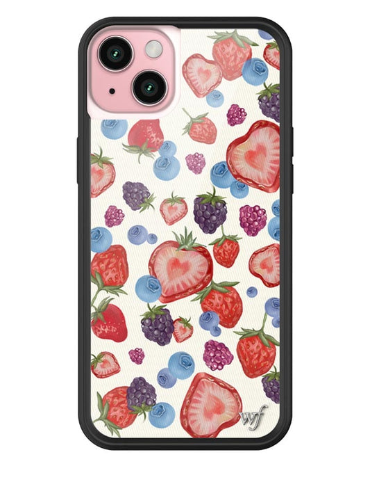 wildflower fruit tart iphone 15plus case