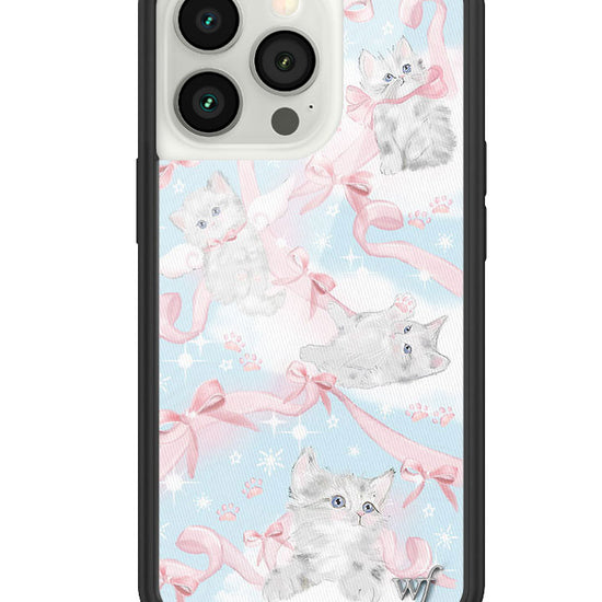 wildflower kitten around iphone 13pro case