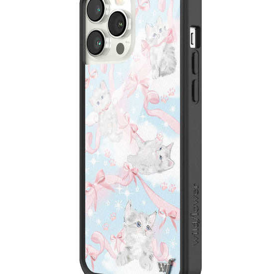 wildflower kitten around iphone 13promax case