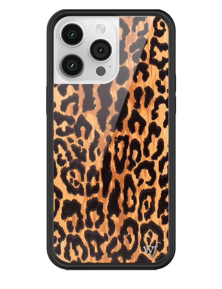 Wildflower Leopard Love iPhone 14 Pro Max Case