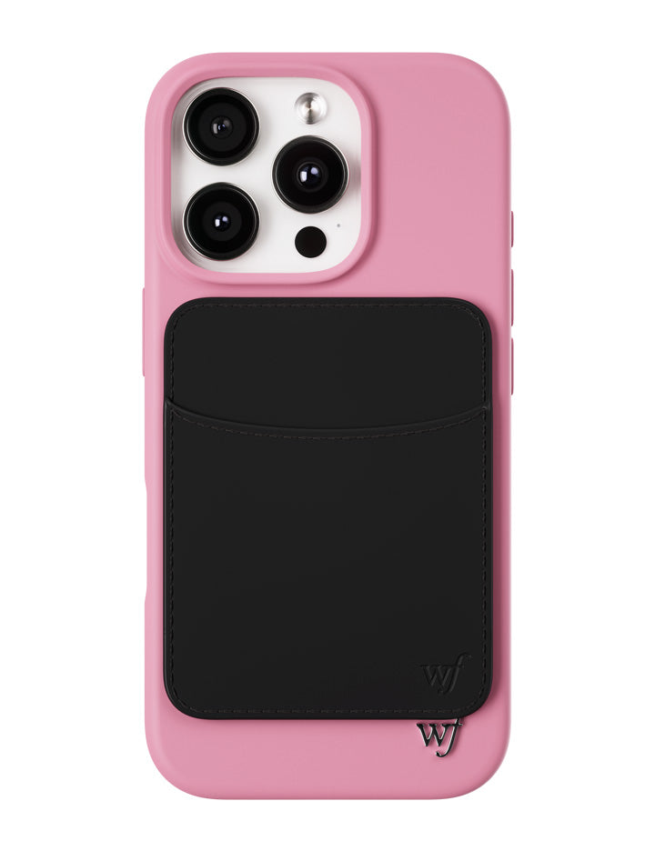 Wildflower Black iPhone MagSafe Wallet