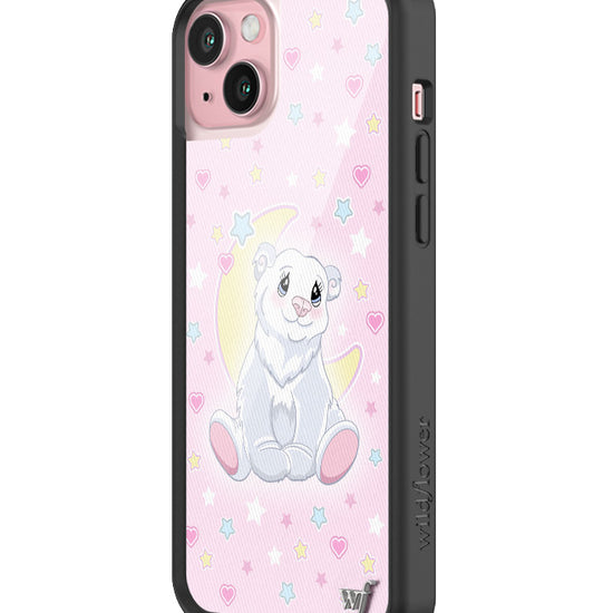 wildflower polar bear princess iphone 15plus case