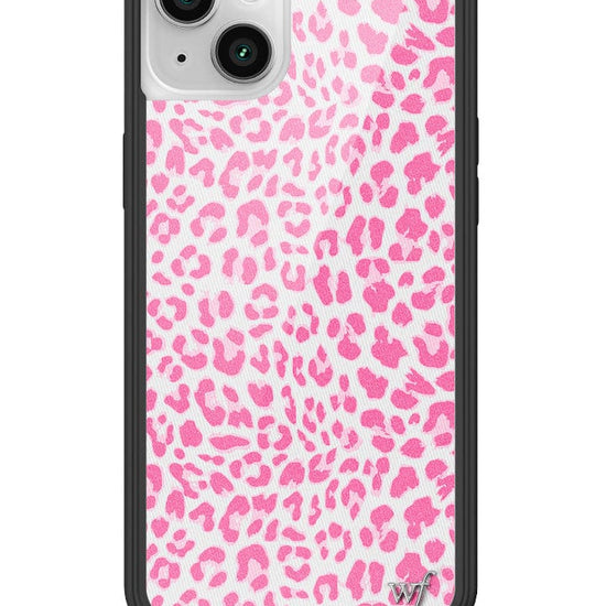 wildflower pink meow iphone 14plus case