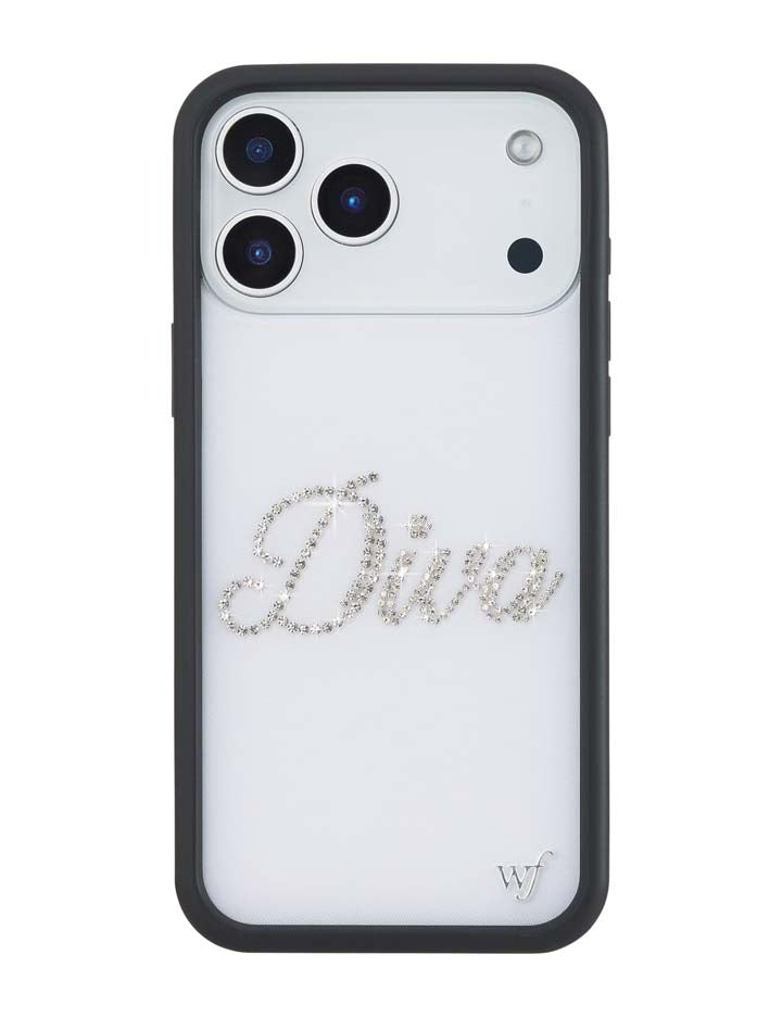 Frankies Bikinis Rhinestone Diva iPhone 18 Pro Max Case