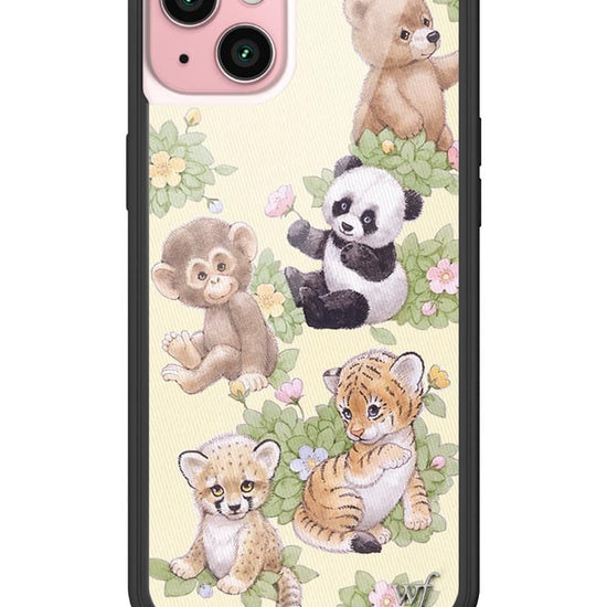 wildflower safari babies iphone 15plus case