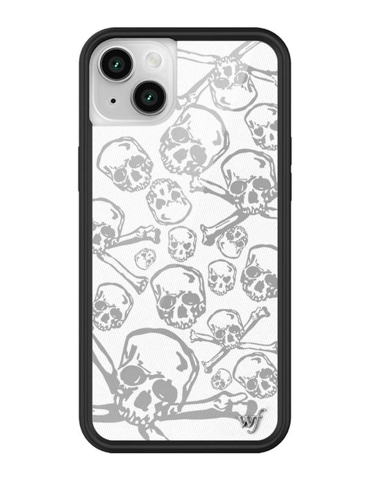 wildflower skull girl iphone 14