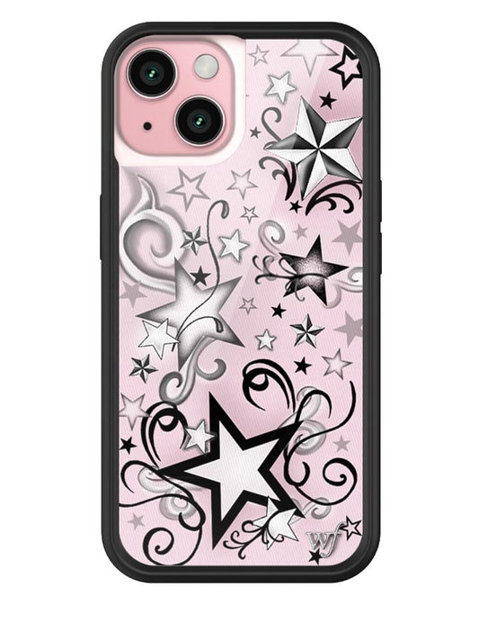 wildflower star tattoo iphone 15 case