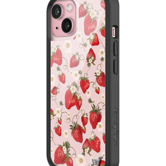 wildflower strawberry fields iphone 15 case