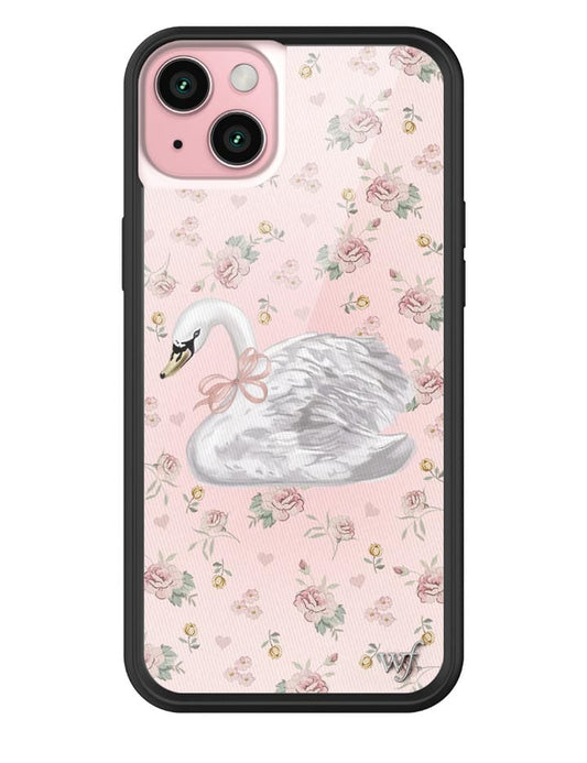 wildflower sweet swan iphone 15plus case