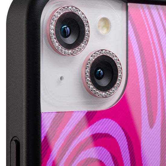wildflower camera bling pink iphone 15/15 plus