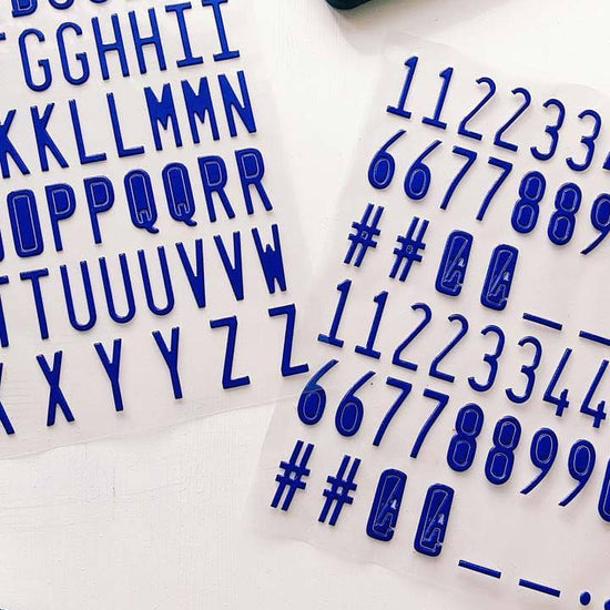 Alphabet Sticker Pack.