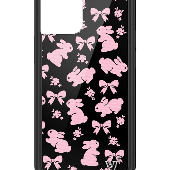 wildflower pink bunnies iphone 13mini case