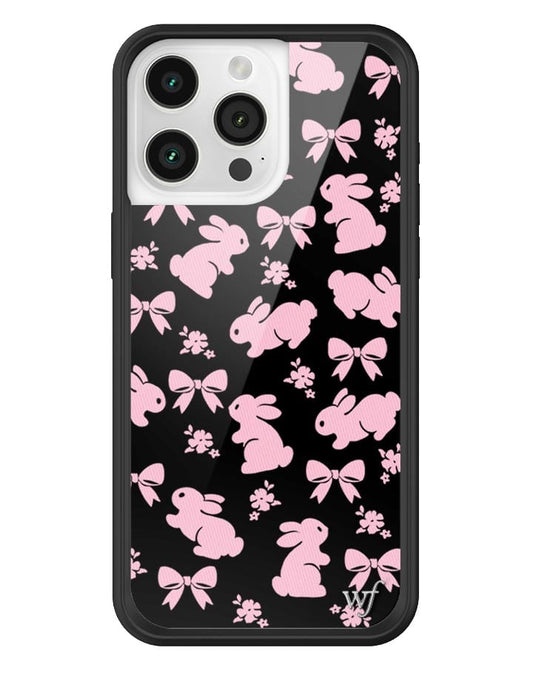 wildflower pink bunnies iphone 15promax case