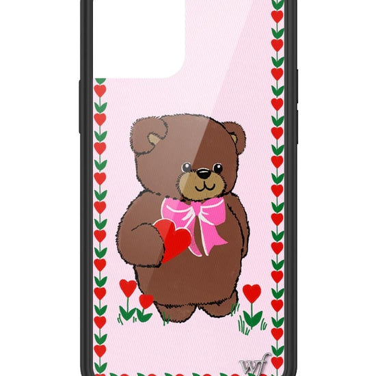 wildflower danielle guizio teddy bear x wildflower iphone 12/12pro case