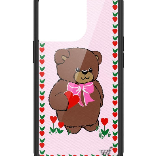 wildflower danielle guizio teddy bear x wildflower iphone 13pro case