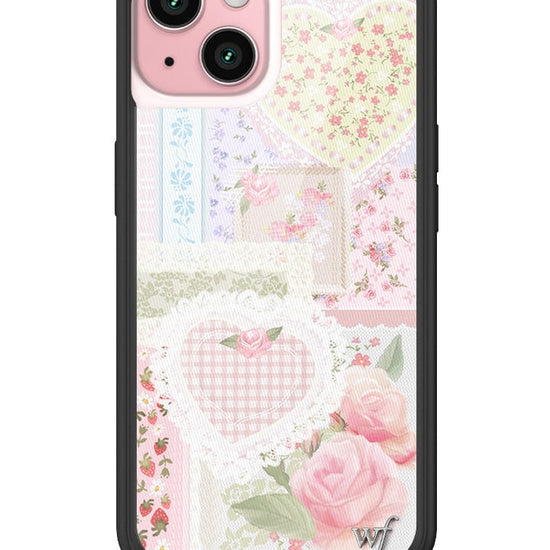 wildflower frilly floral iphone 15 case
