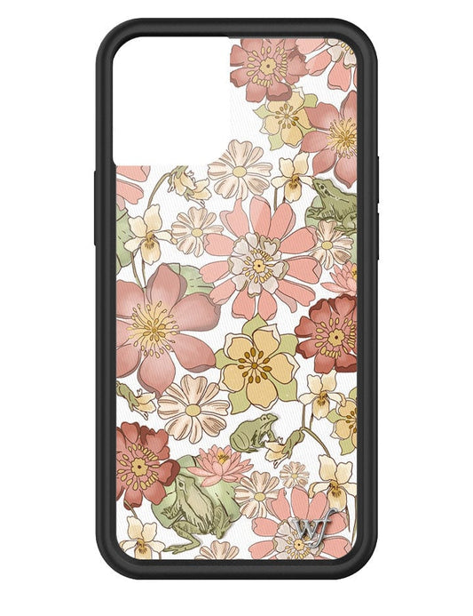 wildflower lily pad floral iphone 13mini case