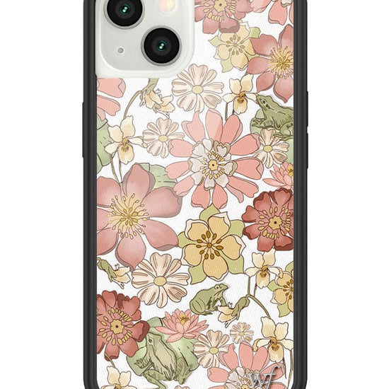 wildflower lily pad floral iphone 13 case