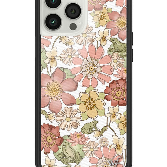 wildflower lily pad floral iphone 13promax case