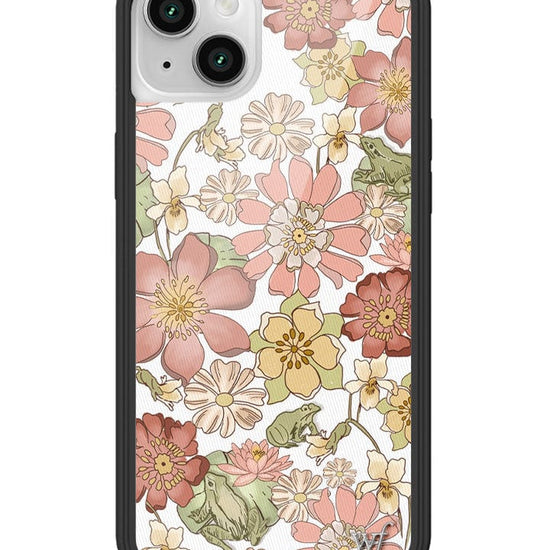 wildflower lily pad floral iphone 14 case