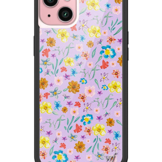 wildflower garden party iphone 15plus case