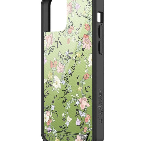 wildflower gallery girlie green iphone 12/12pro case angle