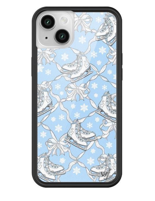 wildflower ice skates iphone 14plus case