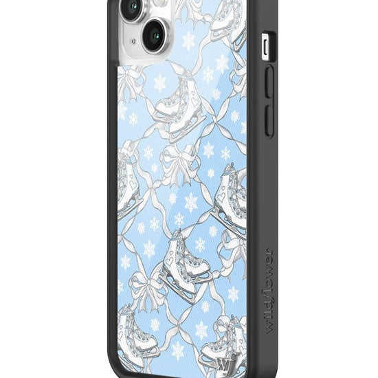 wildflower ice skates iphone 14plus case