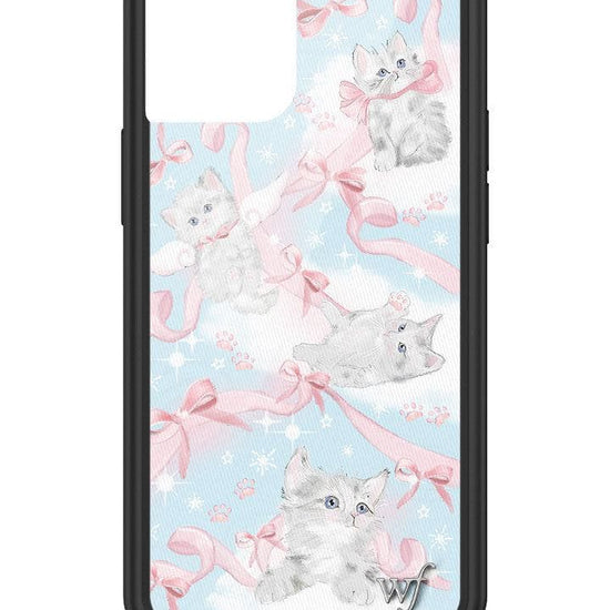 wildflower kitten around iphone 13mini case