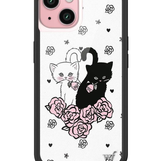 wildflower kittens iphone 15 case