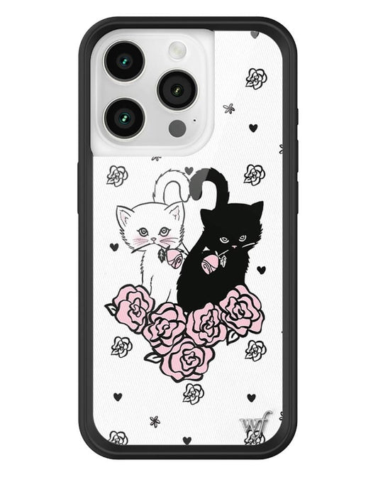 wildflower kittens iphone 15pro case