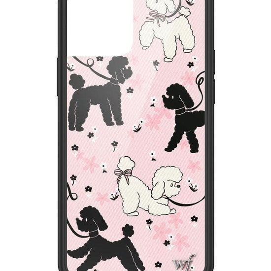 wildflower poodle doodles iphone 12/12pro case