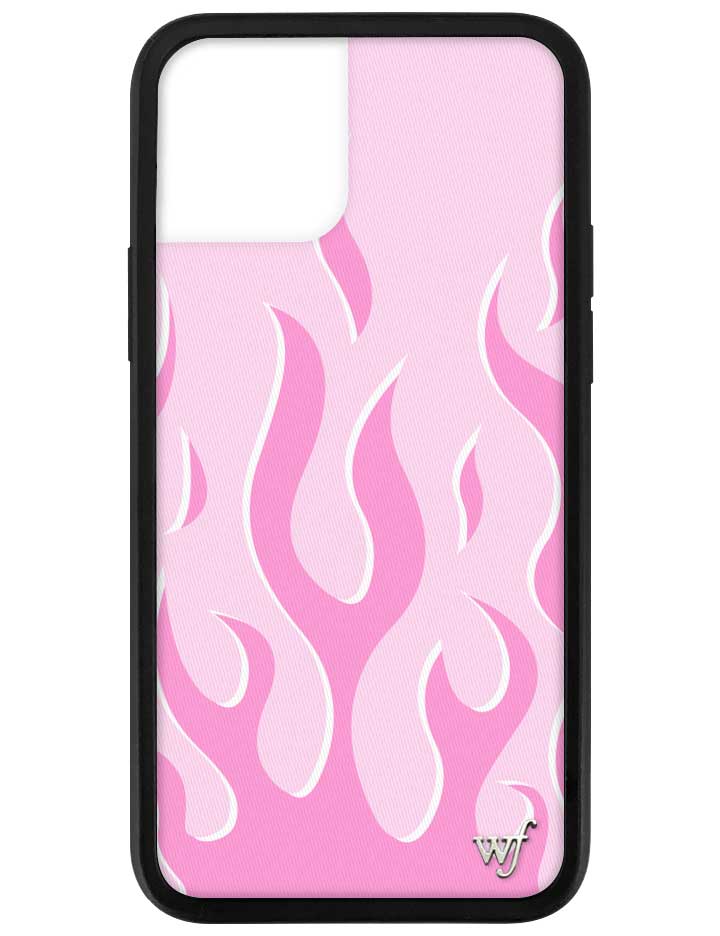 Wildflower Pink Flames iPhone 12 Pro Case Wildflower Cases