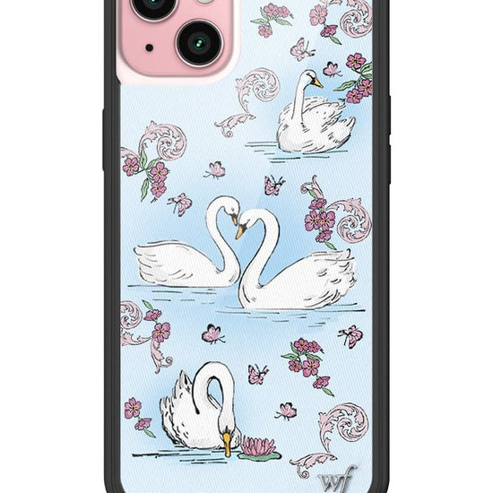 wildflower swan lake iphone 15plus case