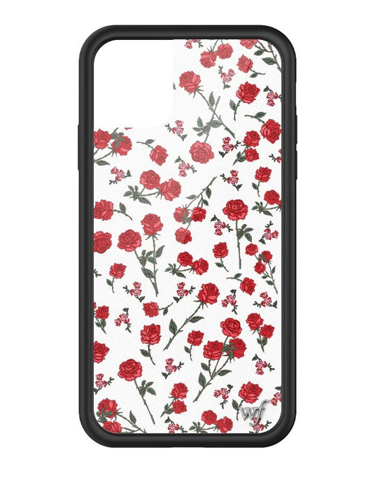 wildflower red roses iphone 11 case