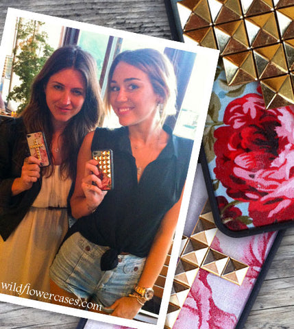 Miley Cyrus and Lisa Marie love Wildflower Cases!