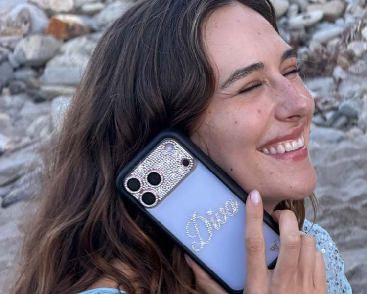 wildflower cases devon lee carlson with the rhinestone diva iphone case