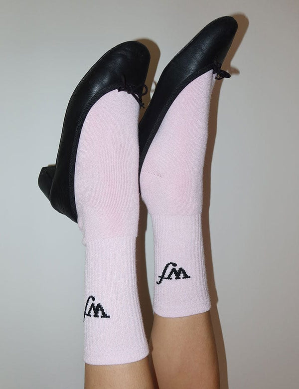 Wildflower Pink Socks Lifestyle Image 01