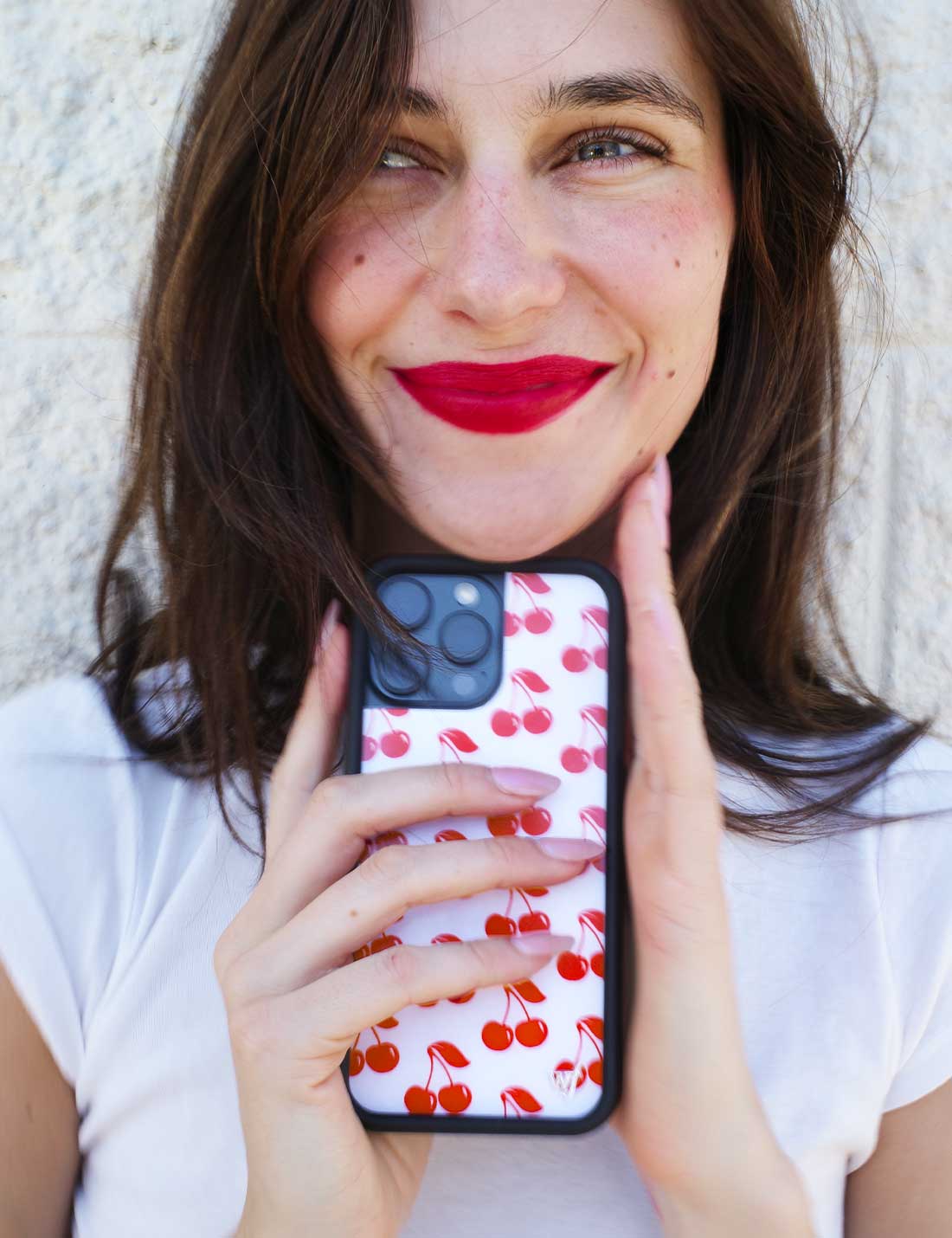Lifestyle Image 01 American Cherries iPhone Case
