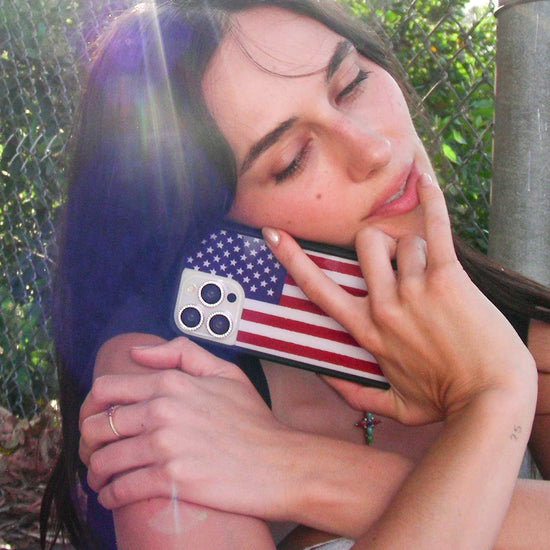 Lifestyle Image 01 American Flag iPhone Case
