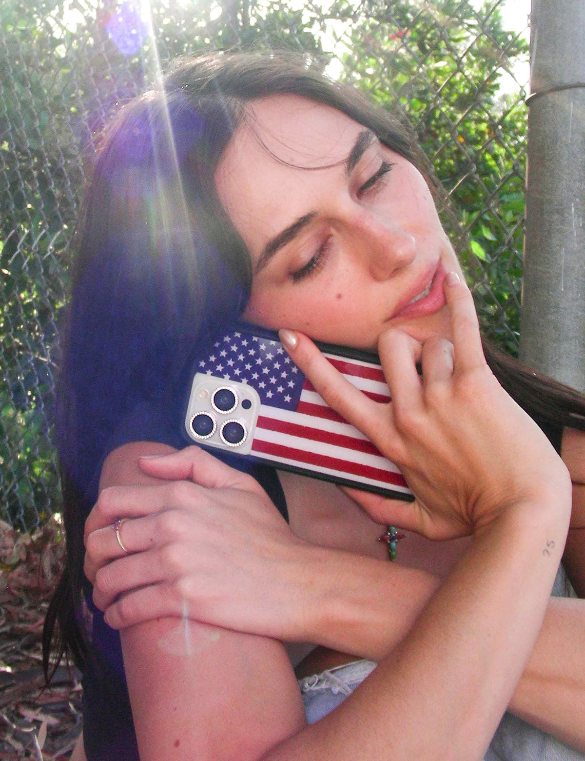 Lifestyle Image 01 American Flag iPhone Case