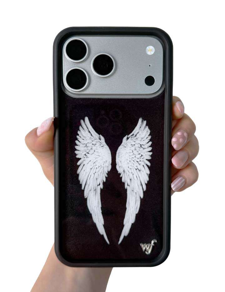 Angel Baby | Black iPhone 16 Pro Max Case – Wildflower Cases