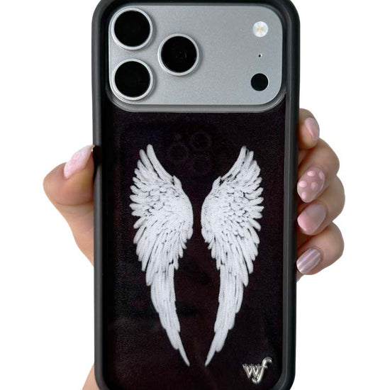 Hand Pic Image 01 Angel Baby Black iPhone Case