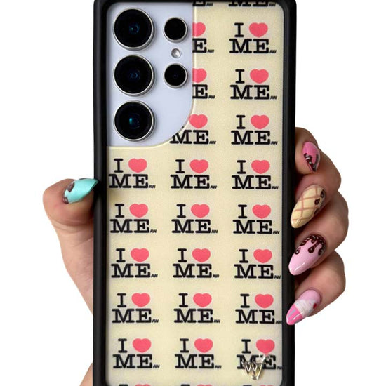 Hand Pic Image 01 Ashley Williams I Heart Me Yellow Samsung Galaxy Case